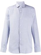Z Zegna Striped Fitted Shirt - Blue