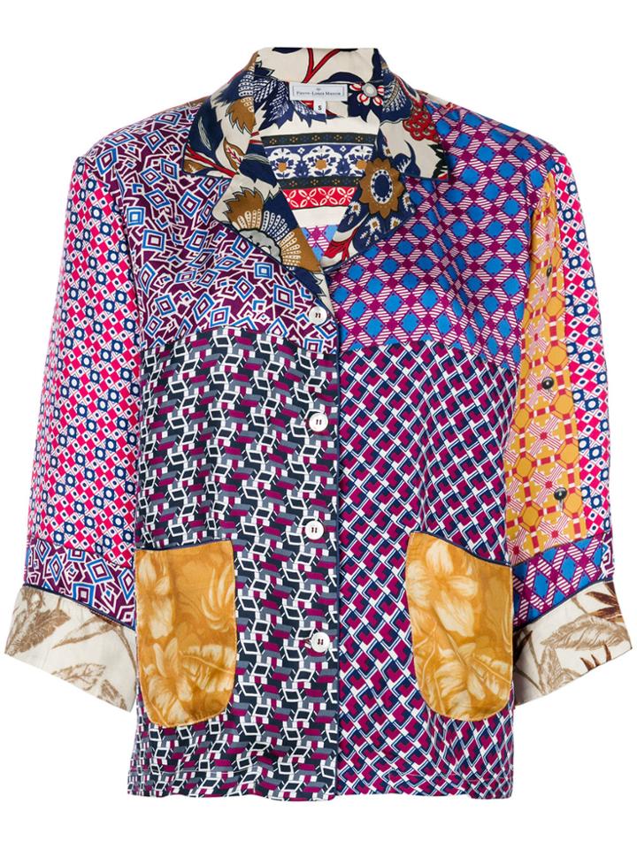 Pierre-louis Mascia Patchwork Shirt - Multicolour