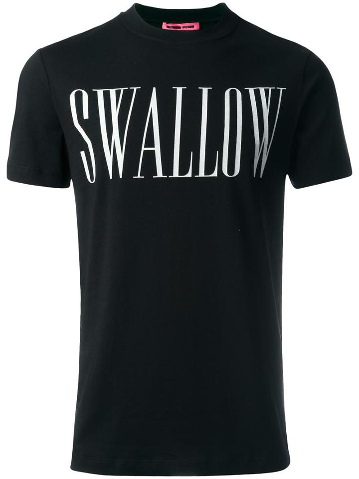 Mcq Alexander Mcqueen Swallow Print T-shirt, Men's, Size: Xl, Cotton