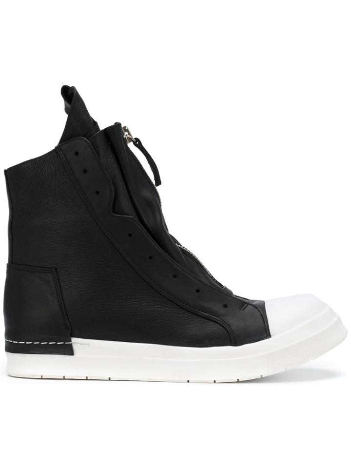 Cinzia Araia Zip Detail Sneakers - Black