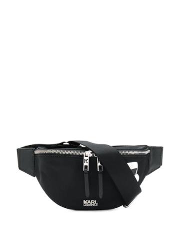 Karl Lagerfeld K/ikonik Nylon Bumbag - Black