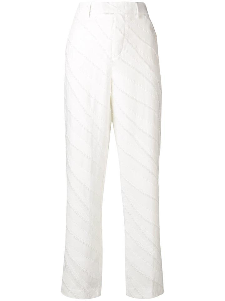 Zadig & Voltaire Peter Straight-leg Trousers - White