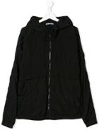 Stone Island Junior Teen Logo Patch Jacket - Black