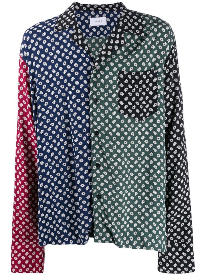 Rhude Rhude 05asl07501viscosamul Mul - Green