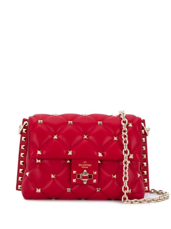 Valentino Valentino Garavani Small Candystud Cross Body Bag - Red