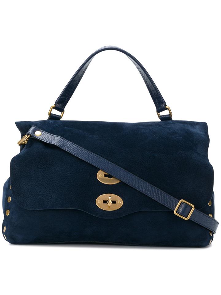 Zanellato Foldover Tote - Blue