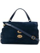 Zanellato Foldover Tote - Blue