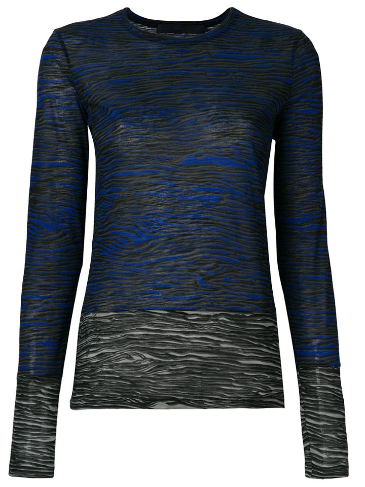 Proenza Schouler Crew Neck Top - Blue