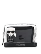Karl Lagerfeld Ikonik Cosmetic Bag - Black