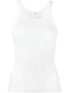Re/done - Ribbed Tank Top - Women - Cotton - Xs, White, Cotton