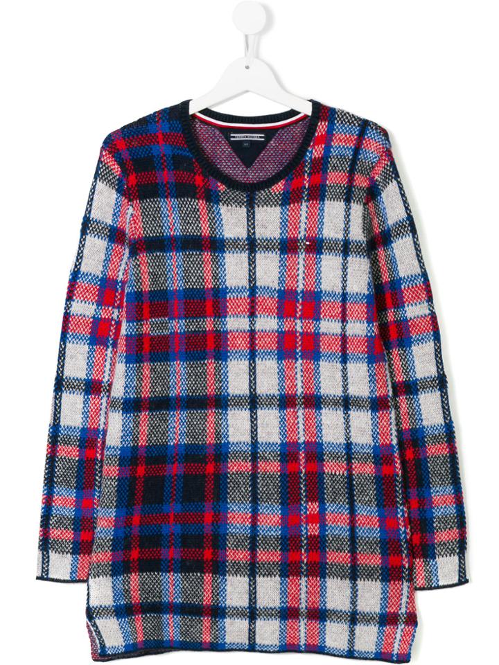 Tommy Hilfiger Junior Tartan Jumper - Multicolour