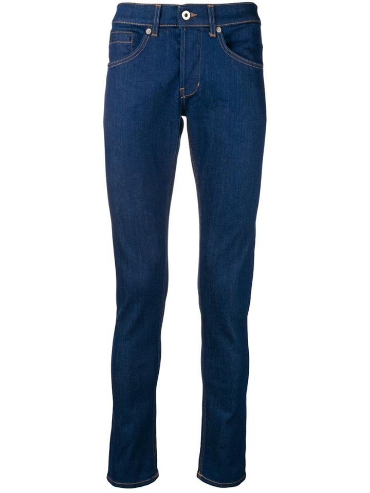 Dondup Stitch Detail Skinny Jeans - Blue