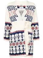 Coohem Spring Native Knit Cardigan - White