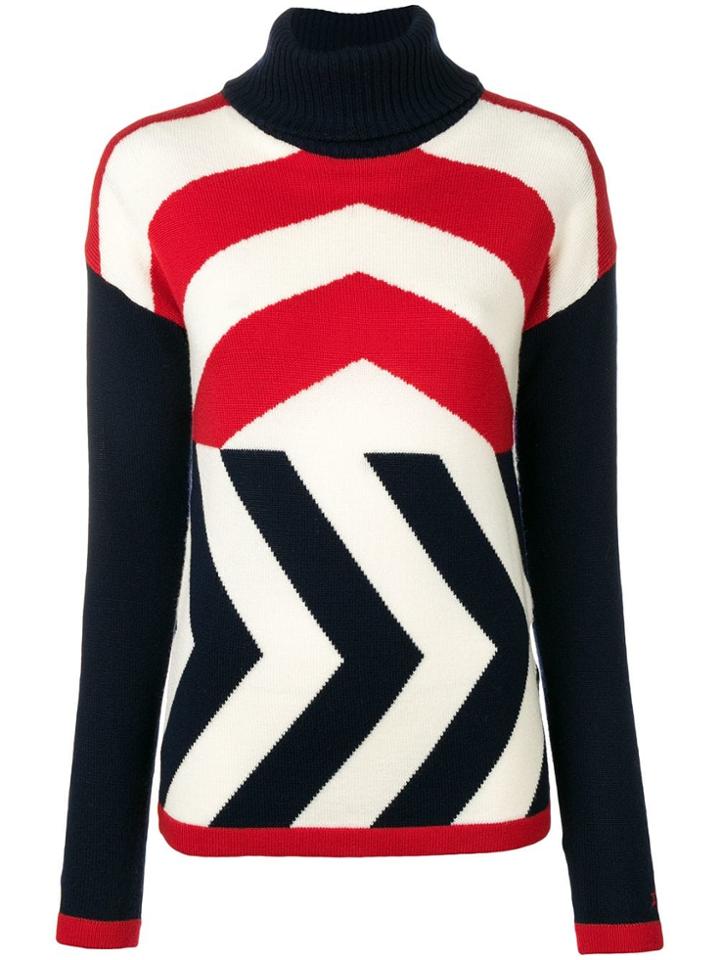 Perfect Moment Chevron Jumper - Red