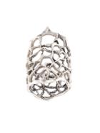 John Brevard 'thorn' Slender Ring, Adult Unisex, Size: 10 1/2, Metallic