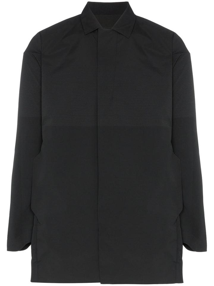 Descente Allterrain Concealed Zip Front Coat - Black