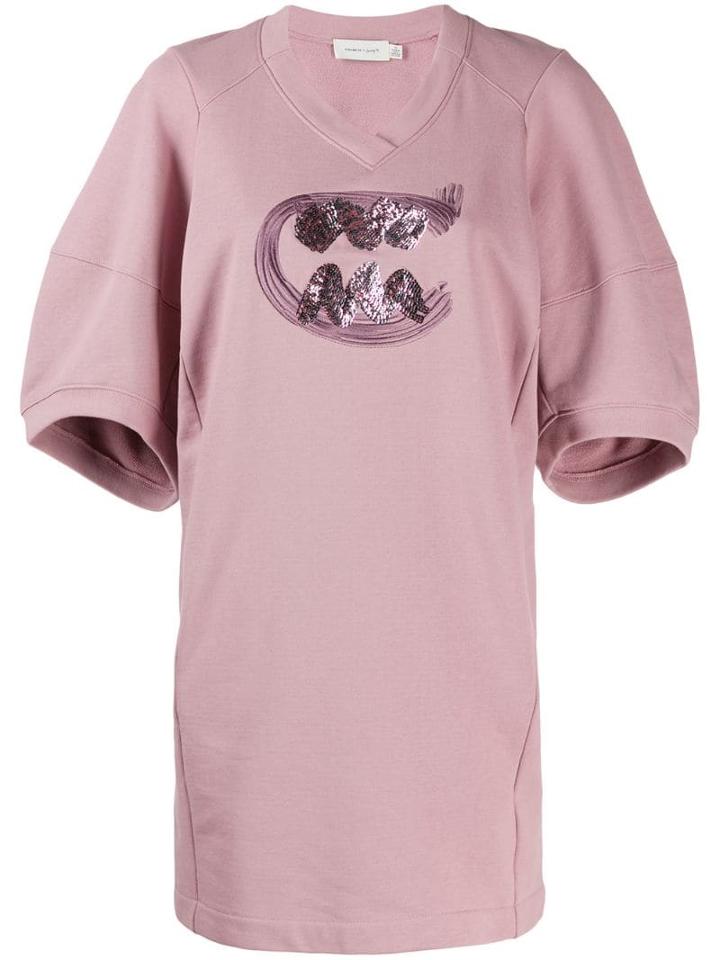 Coach X Guang Yu Puff Sleeve Dress - Pink