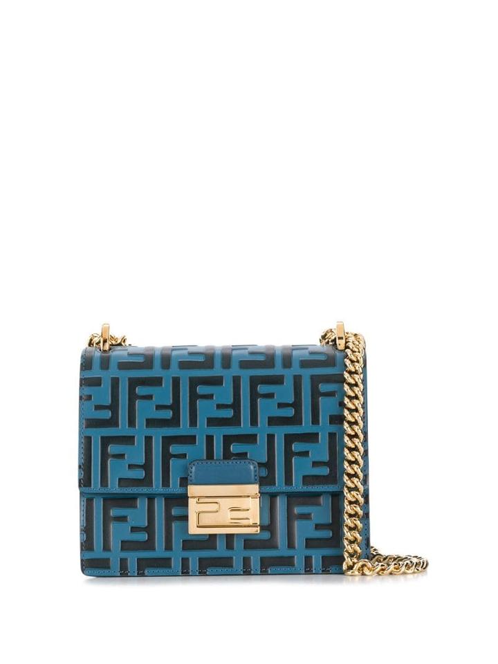 Fendi Kan U Shoulder Bag - Blue