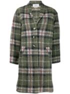 Isabel Marant Étoile Plaid Single-breasted Coat - Green