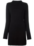 Société Anonyme 'vulcano' Knitted Dress, Women's, Size: Medium, Black, Wool