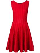 Antonino Valenti Micro-ruffled Dress - Red