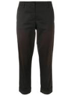 Prada Pre-owned Cropped Trousers - Black