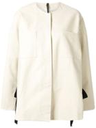 Sara Lanzi Oversized Split Jacket - White