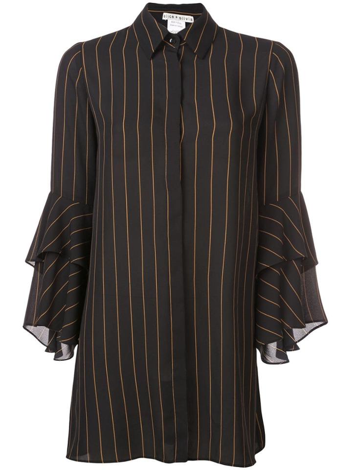 Alice+olivia Jem Shirt Dress - Black