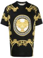 Versace Logo T-shirt, Men's, Size: Large, Black, Cotton