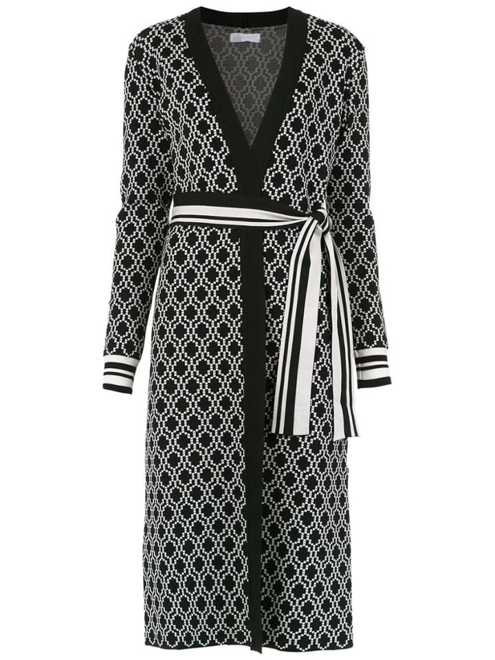 Nk Knitted Trench Coat - Black