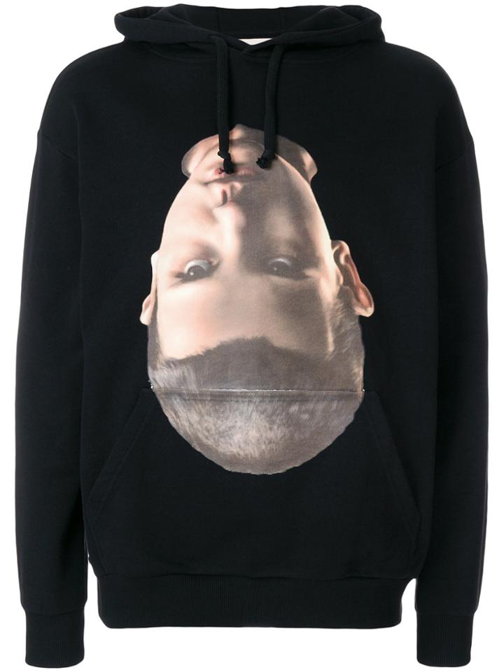 Ih Nom Uh Nit Photographic-print Hoodie - Black