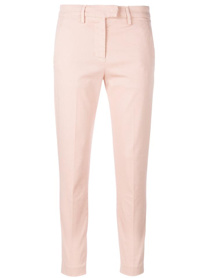 Dondup Slim-fit Trousers - Pink & Purple