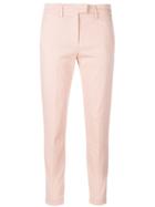 Dondup Slim-fit Trousers - Pink & Purple