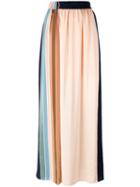 Antonia Zander - Liliana Maxi Skirt - Women - Silk - M, Blue, Silk