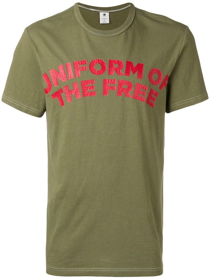G-star Raw Research Printed T-shirt - Green