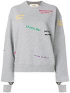 Ports 1961 Embroidered Sweatshirt - Grey