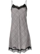 Ground Zero Lace Trim Camisole Dress - Grey