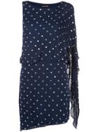 Haney Lucia Embellished Mini Dress - Blue