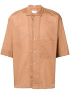 Lemaire Striped Shirt - Brown