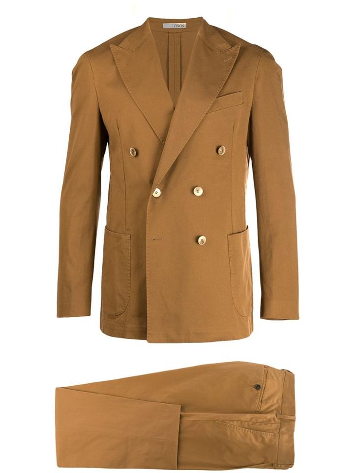 0909 Two-piece Suit - Brown