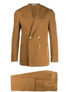 0909 Two-piece Suit - Brown