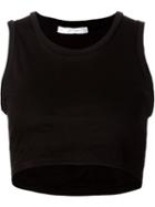 Julien David Knitted Crop Tank Top