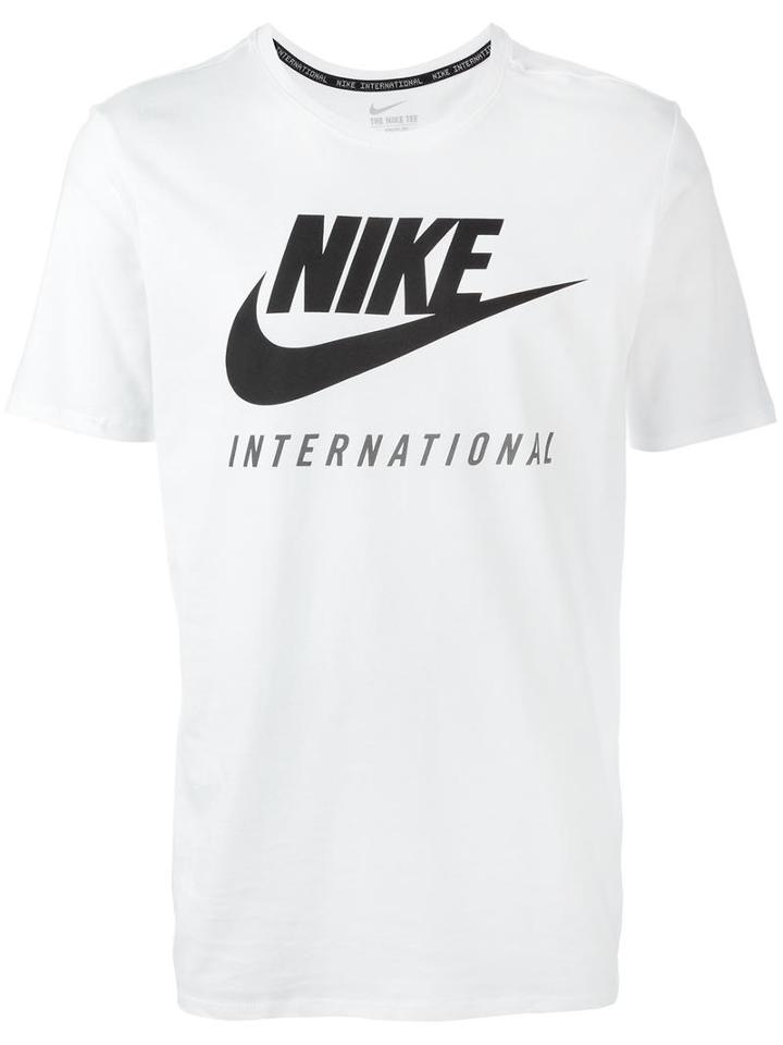 Nike Nike International Print T-shirt, Men's, Size: Small, White, Cotton