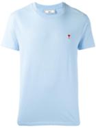 Ami Alexandre Mattiussi Ami De Coeur T-shirt, Men's, Size: Large, Blue, Cotton