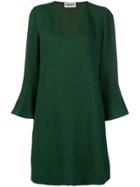 Essentiel Antwerp Long-sleeve Fitted Dress - Green