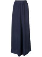 Diane Von Furstenberg Wide-leg Flared Trousers - Blue