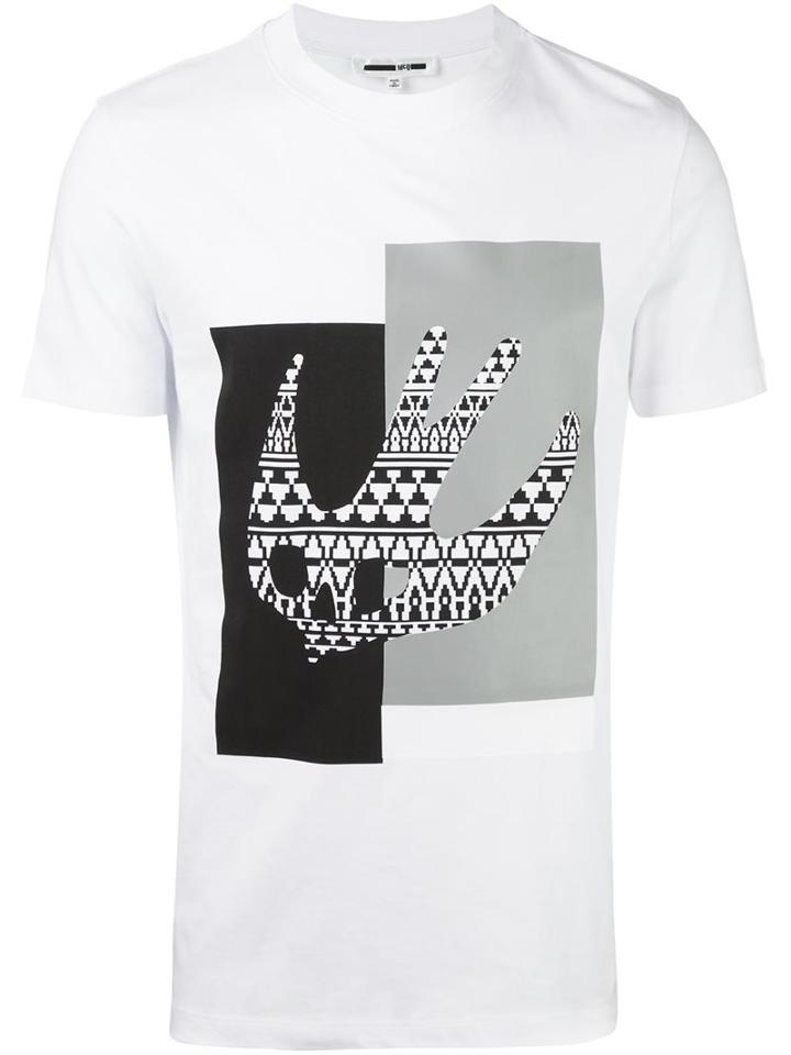 Mcq Alexander Mcqueen Masai Fairisle Swallow T-shirt