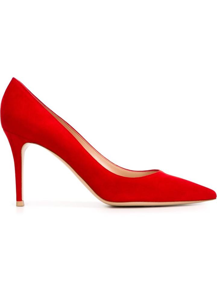 Gianvito Rossi Gianvito Pumps, Women's, Size: 41, Red, Leather/suede
