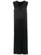 Gloria Coelho Long Asymmetric Dress - Black