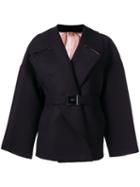 Nº21 Oversized Belted Coat - Black